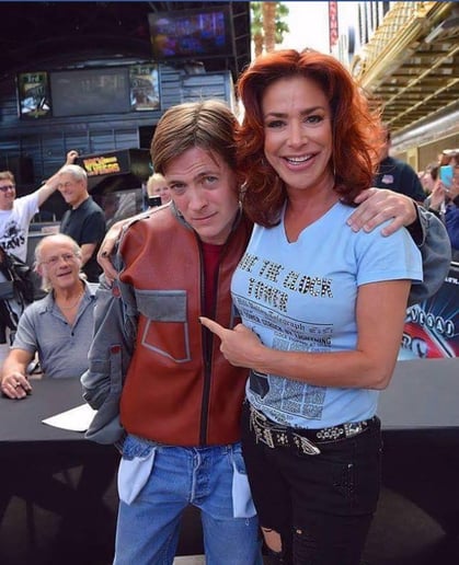 Gallery photo 2 of Tyler Dunivan as Michael J. Fox/Marty McFly