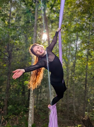 Gallery photo 2 of Mary In The Stars | Aerial Silks + Sling
