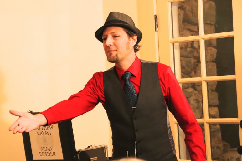 Gallery photo 3 of Matthew Mayavi, Mind Reader