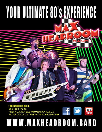 Gallery photo 1 of Max Headroom 80's Band