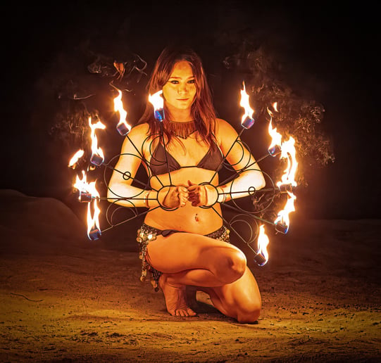 Gallery photo 1 of Maya The Fire Dancer