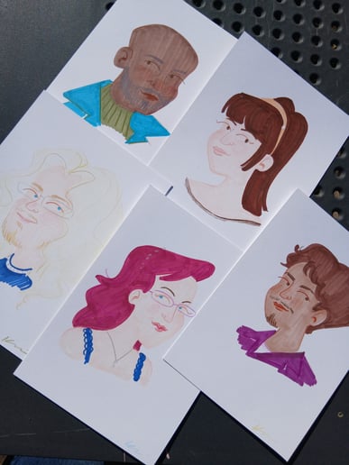 Gallery photo 3 of Me & Hue Live Portraits