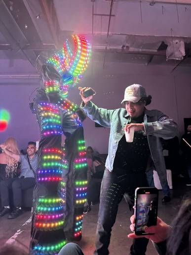 Gallery photo 4 of LED Party Robots - The Mega Mechs