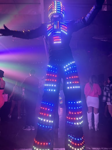 Gallery photo 5 of LED Party Robots - The Mega Mechs