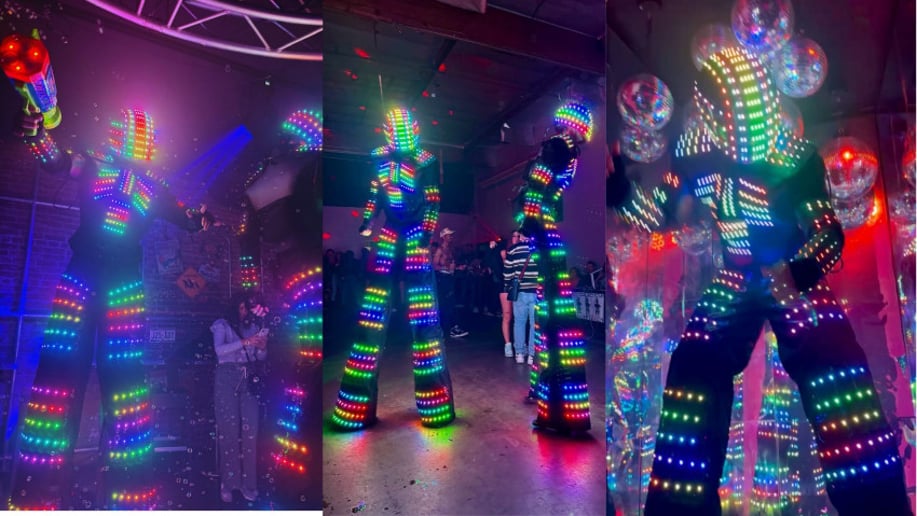 Gallery photo 7 of LED Party Robots - The Mega Mechs