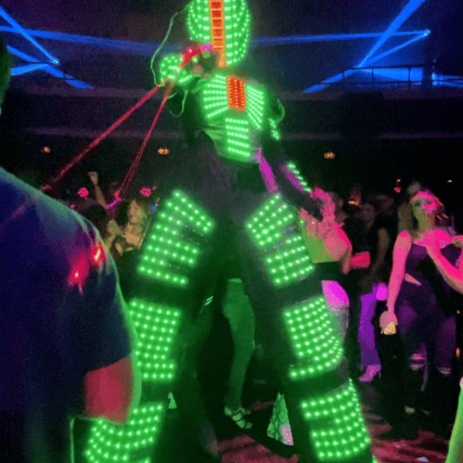 Gallery photo 10 of LED Party Robots - The Mega Mechs