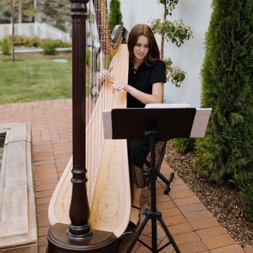 Gallery photo 6 of Merinda Starnes, Utah Harpist for Weddings & Events