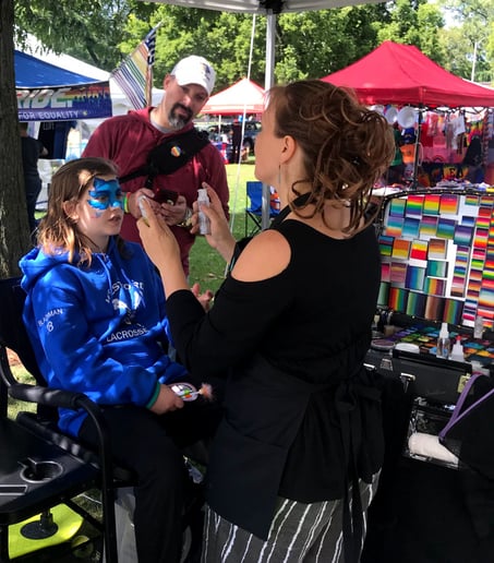 Gallery photo 2 of MetamorFaces Face Painting by Erin