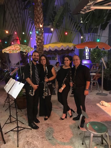Gallery photo 1 of "Miami 4 Winds" (clarinet Quartet)