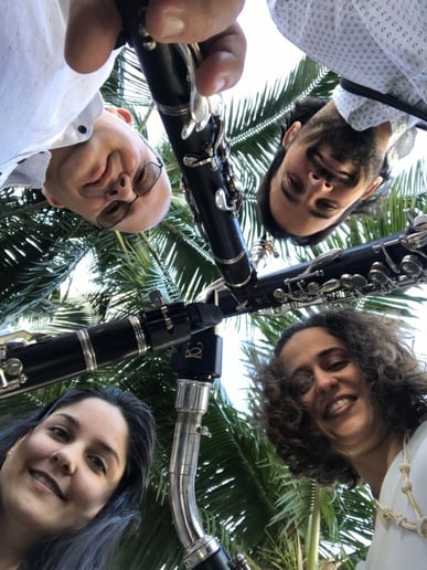 Gallery photo 2 of "Miami 4 Winds" (clarinet Quartet)
