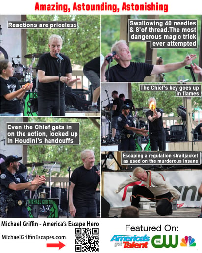 Gallery photo 6 of Michael Griffin – Magician | Escape Artist
