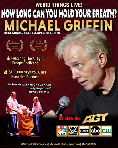 Gallery photo 4 of Michael Griffin – Magician | Escape Artist