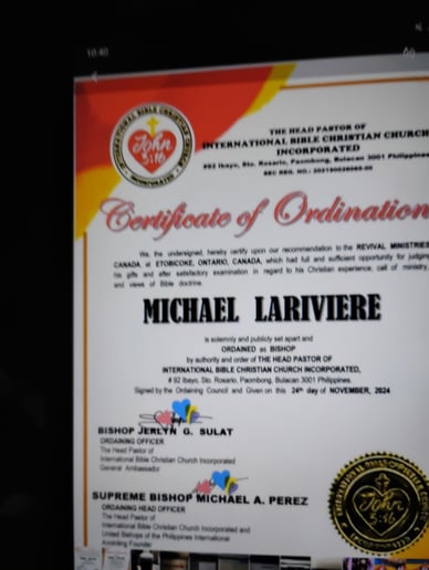 Gallery photo 9 of Michael Lariviere Ministry International