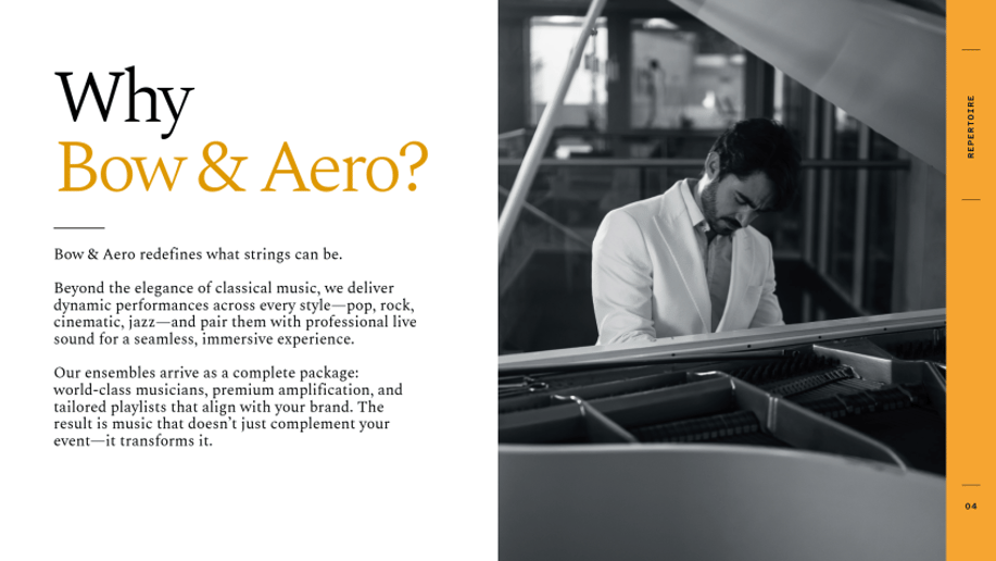 Gallery photo 4 of Bow & Aero Strings