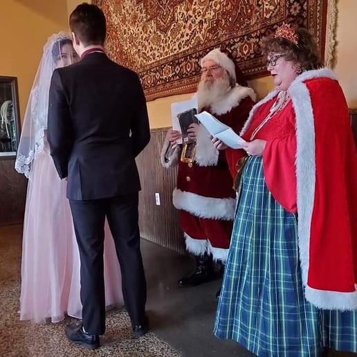 Gallery photo 56 of Michigan's Best Santa & Mrs. Claus & Wedding Officiants