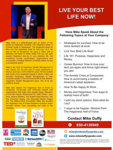 Gallery photo 2 of Mike Duffy - Live Your Best Life Now!