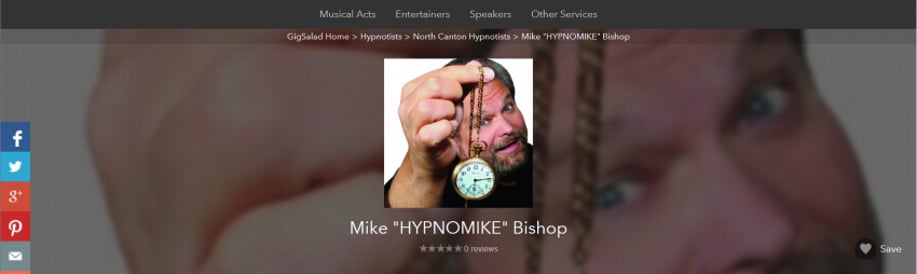 Gallery photo 1 of Mike "HYPNOMIKE" Bishop