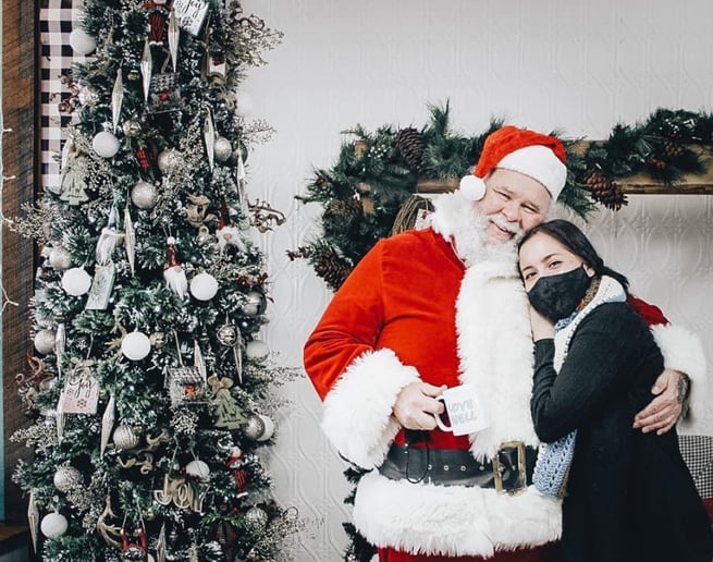 Gallery photo 1 of Milk and Cookie Santa (Silver Bell Santa)