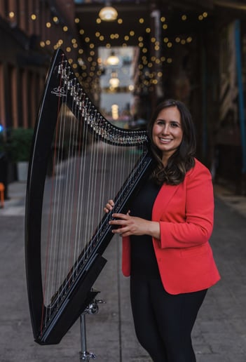 Gallery photo 1 of Mitten Harpist