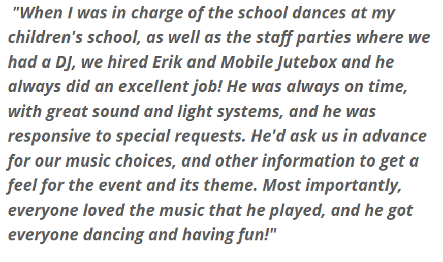 Gallery photo 6 of MJx Denver Mobile DJ