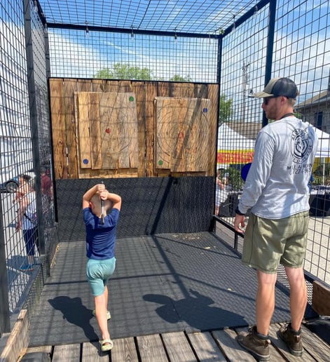 Gallery photo 1 of Mobile Ax Throwing with Coach