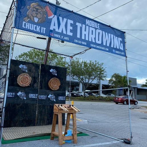 Gallery photo 4 of Mobile Axe Throwing - Fort Myers Beach