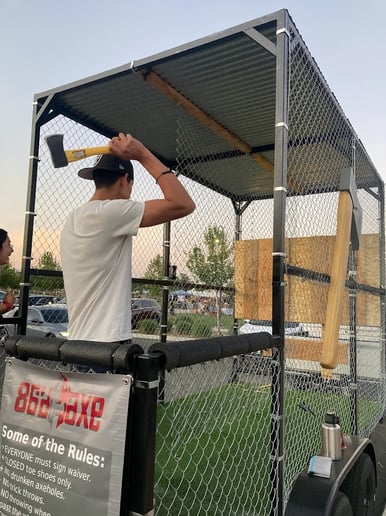 Gallery photo 1 of Mobile Axe Throwing Trailer