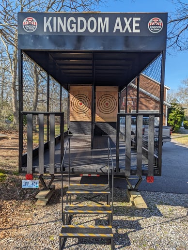 Gallery photo 1 of Mobile Axe Throwing Trailer