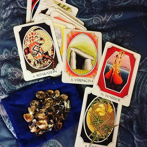 Gallery photo 1 of Moon Fire Tarot & Rune Stone Reader