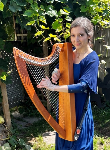 Gallery photo 9 of Morningside Music, Harpist Sohayla Smith