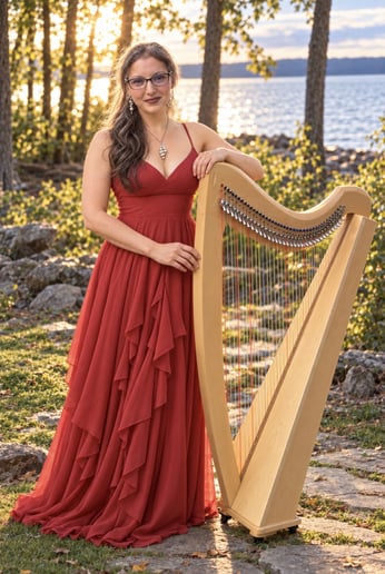 Gallery photo 9 of Morningside Music, Harpist Sohayla Smith