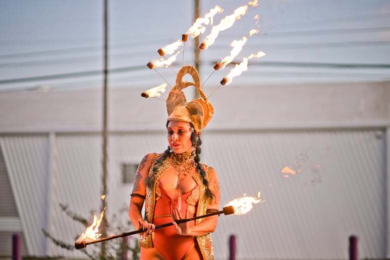 Gallery photo 8 of ms. YET: Fire Bellydancer