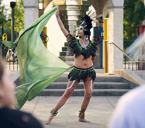 Gallery photo 9 of ms. YET: Fire Bellydancer