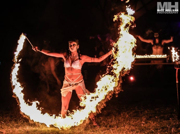 Gallery photo 3 of ms. YET: Fire Bellydancer