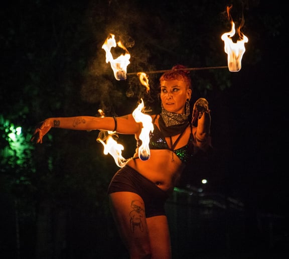Gallery photo 2 of ms. YET: Fire Bellydancer