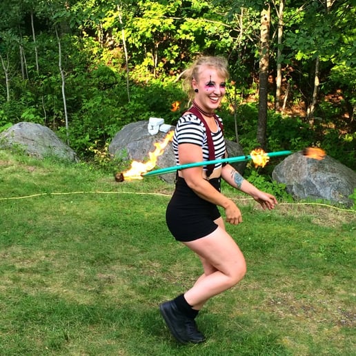 Gallery photo 10 of Kaura: LED & Fire Performance Art
