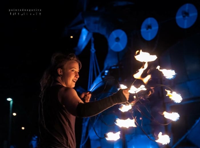Gallery photo 9 of Kaura: LED & Fire Performance Art