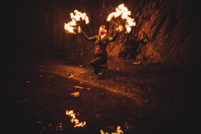 Gallery photo 8 of Pixie Flowess - Fire and Circus Arts