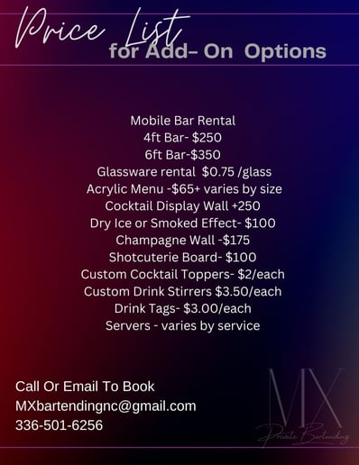 Gallery photo 9 of MX Private Bartending