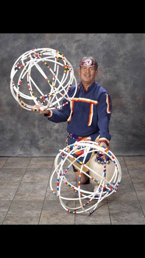 Gallery photo 1 of Native American Hoop Dancer for Assemblies & Programs