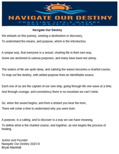 Gallery photo 4 of Navigate Our Destiny