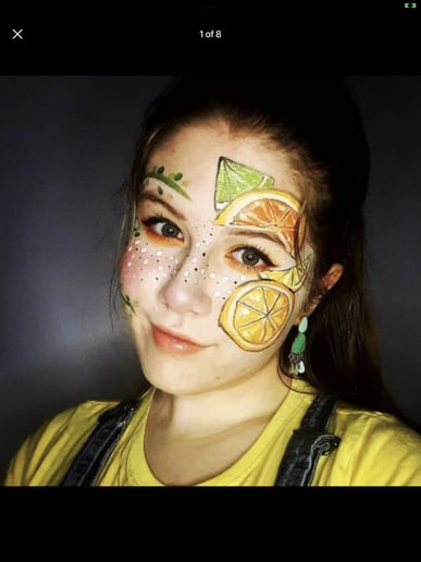 Gallery photo 1 of Nerdy Bird Face Paint