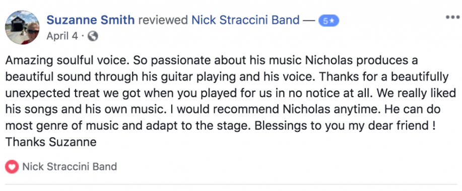 Gallery photo 10 of Nick Straccini Band