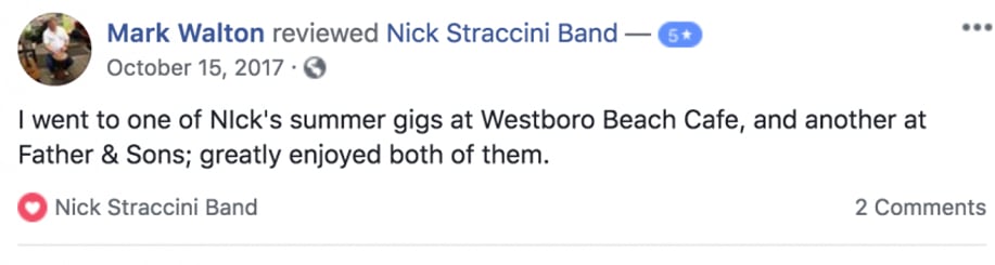 Gallery photo 12 of Nick Straccini Band