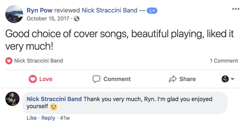Gallery photo 13 of Nick Straccini Band