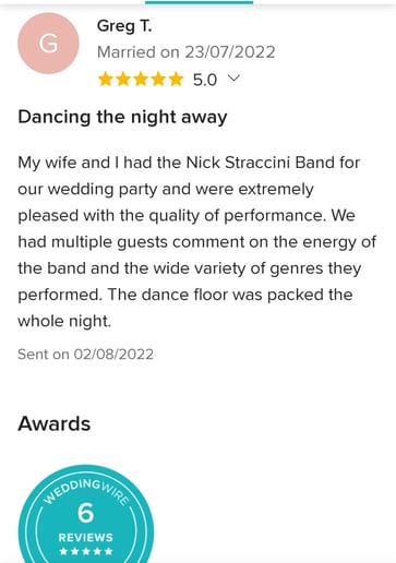 Gallery photo 6 of Nick Straccini Band