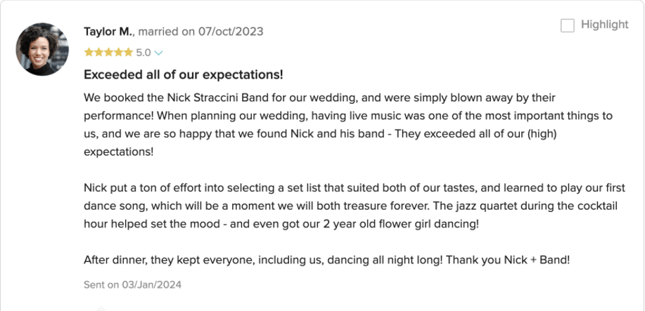 Gallery photo 4 of Nick Straccini Band