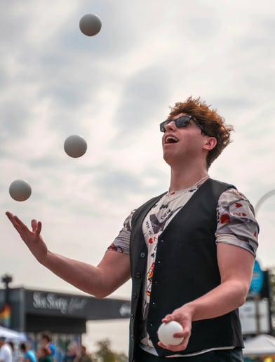 Gallery photo 7 of Circus Juggler, LED & Street & Flow & Fire Performer, Magician