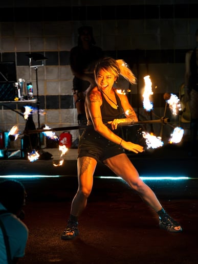 Gallery photo 3 of Nocturna Nyxen Fire Show
