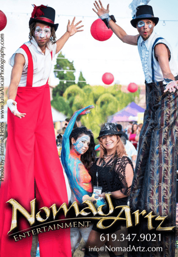 Gallery photo 1 of Nomad Artz Stilt Walkers